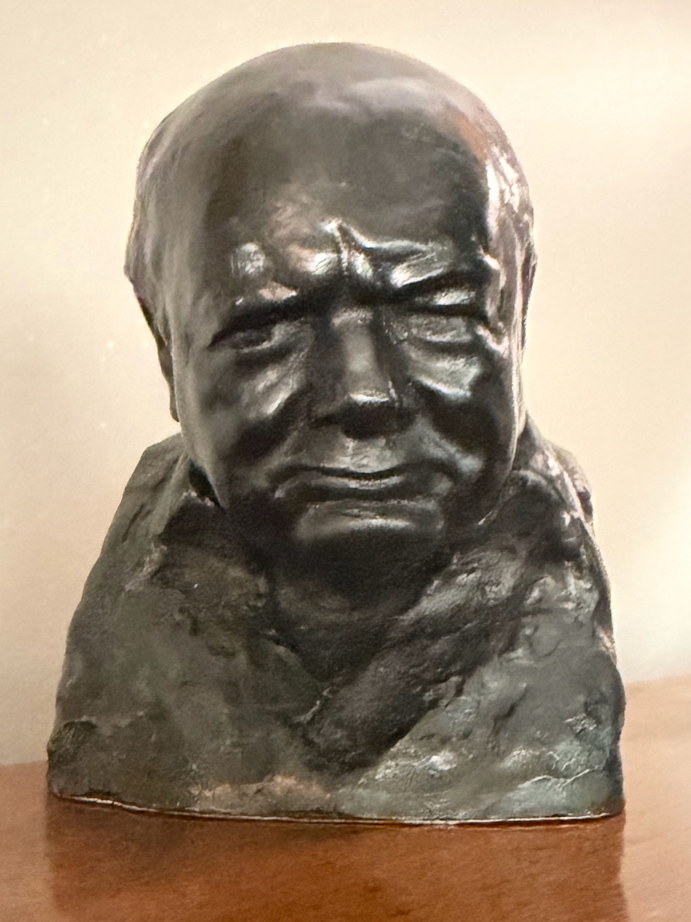 Winston Churchill authentic handcrafted bronze, resin Decorative Bust Sculpture